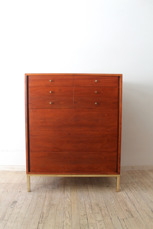 Cherry Wood 5 Drawer Dresser By John Stuart Sold Cabin Modern