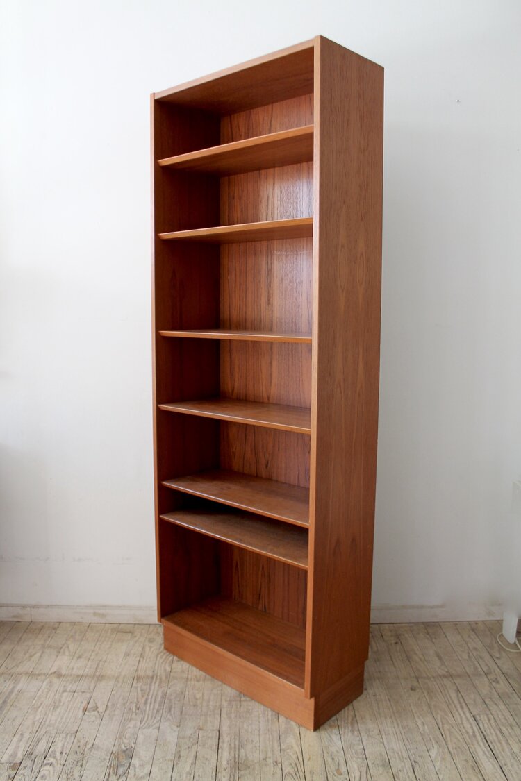 Teak Bookshelf By Poul Hundevad, Hundevad Teak Bookcase