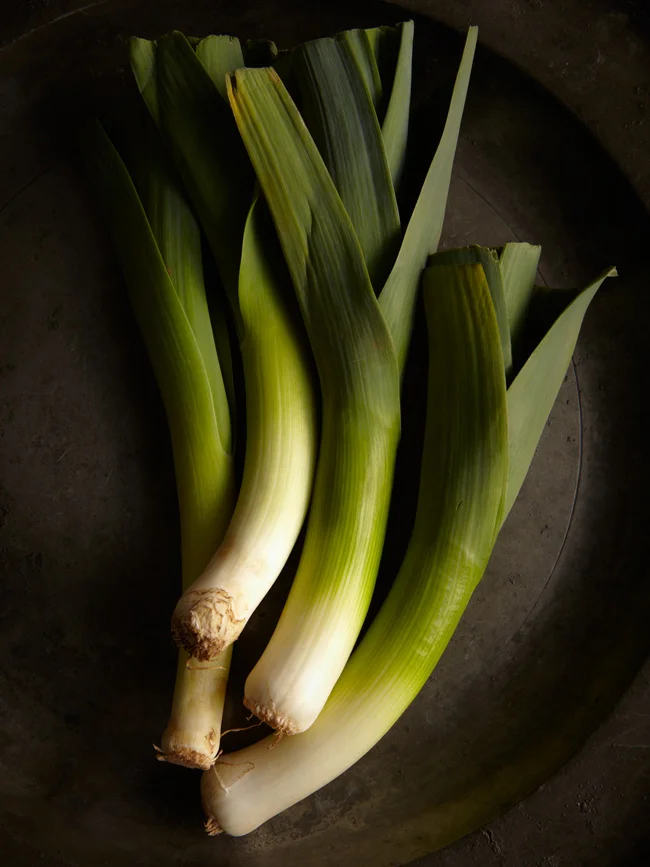leeks from Leila's Shop, Calvert Avenue, Shoreditch