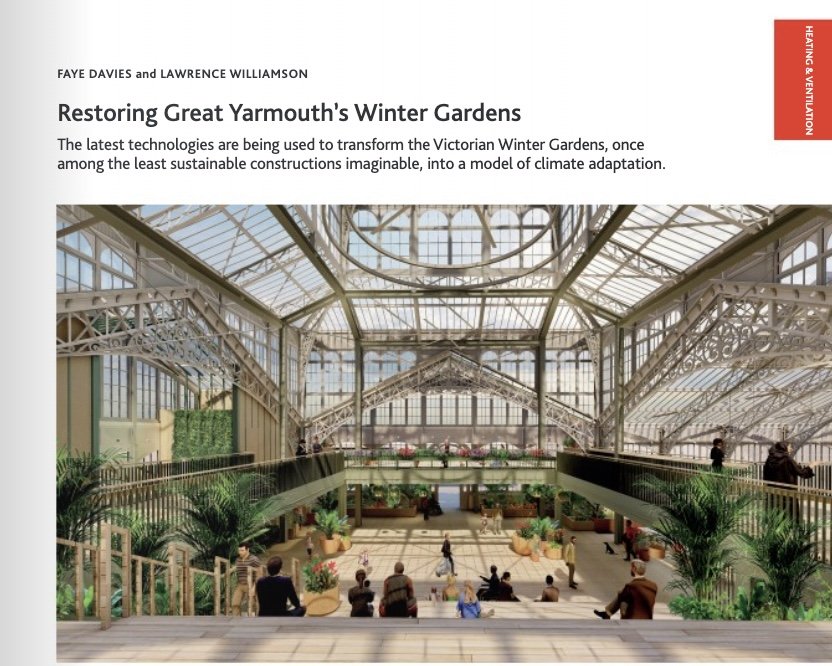 The restoration of Great Yarmouth’s Winter Gardens featured in the Journal of the IHBC