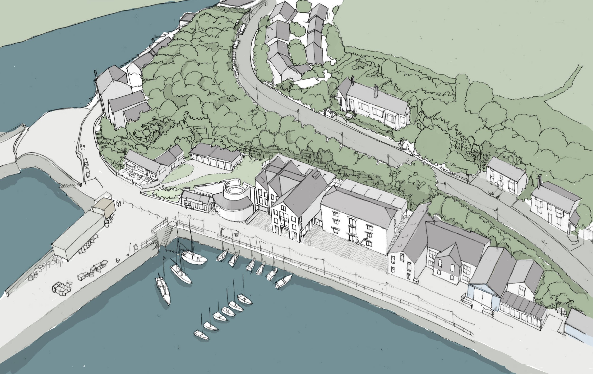 Porthleven Arts Hotel commercial — Burrell Foley Fischer