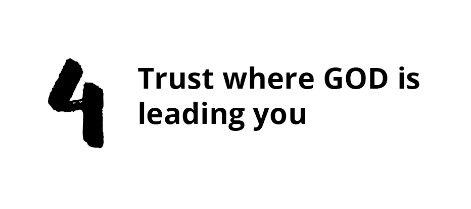 Don't listen to what other people say about the path that God has you on. Trust where he has you and where he's taking you. For example, if others are dating within their your race but you like someone of a different race, if everyone in your family are teachers but you want to be a musician, if your family is Catholic but you feel called to a non-denominational church.