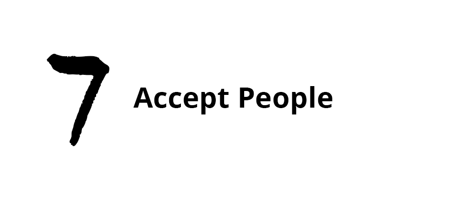 If Jesus can accept people with addictions, people who look different than him, people who think or believe differently than him then we should be able to do the same. 