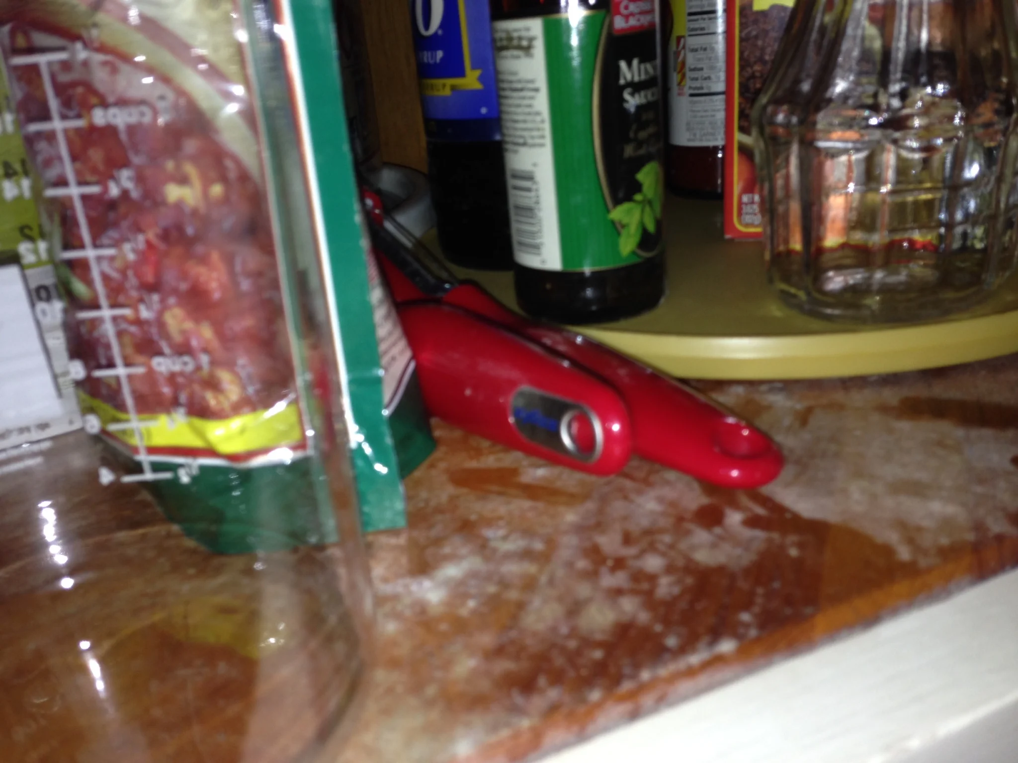 Kitchen cabinet mold from high humidity