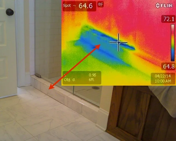 Infrared Thermography Hidden Water Leak
