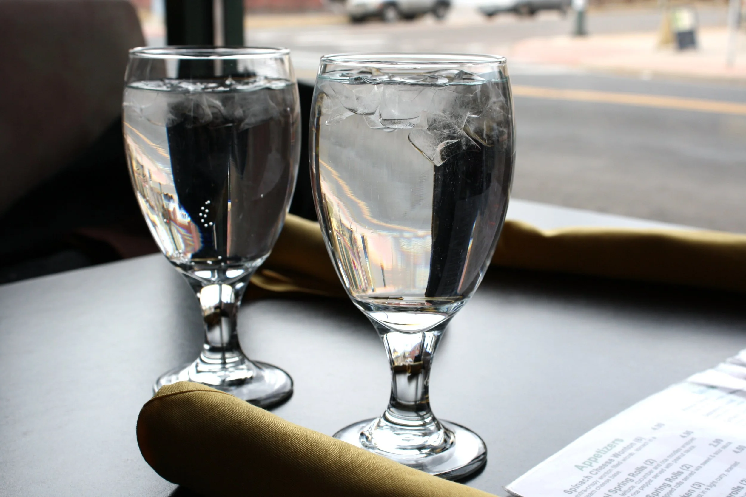 "I'll Just Have Water Please"