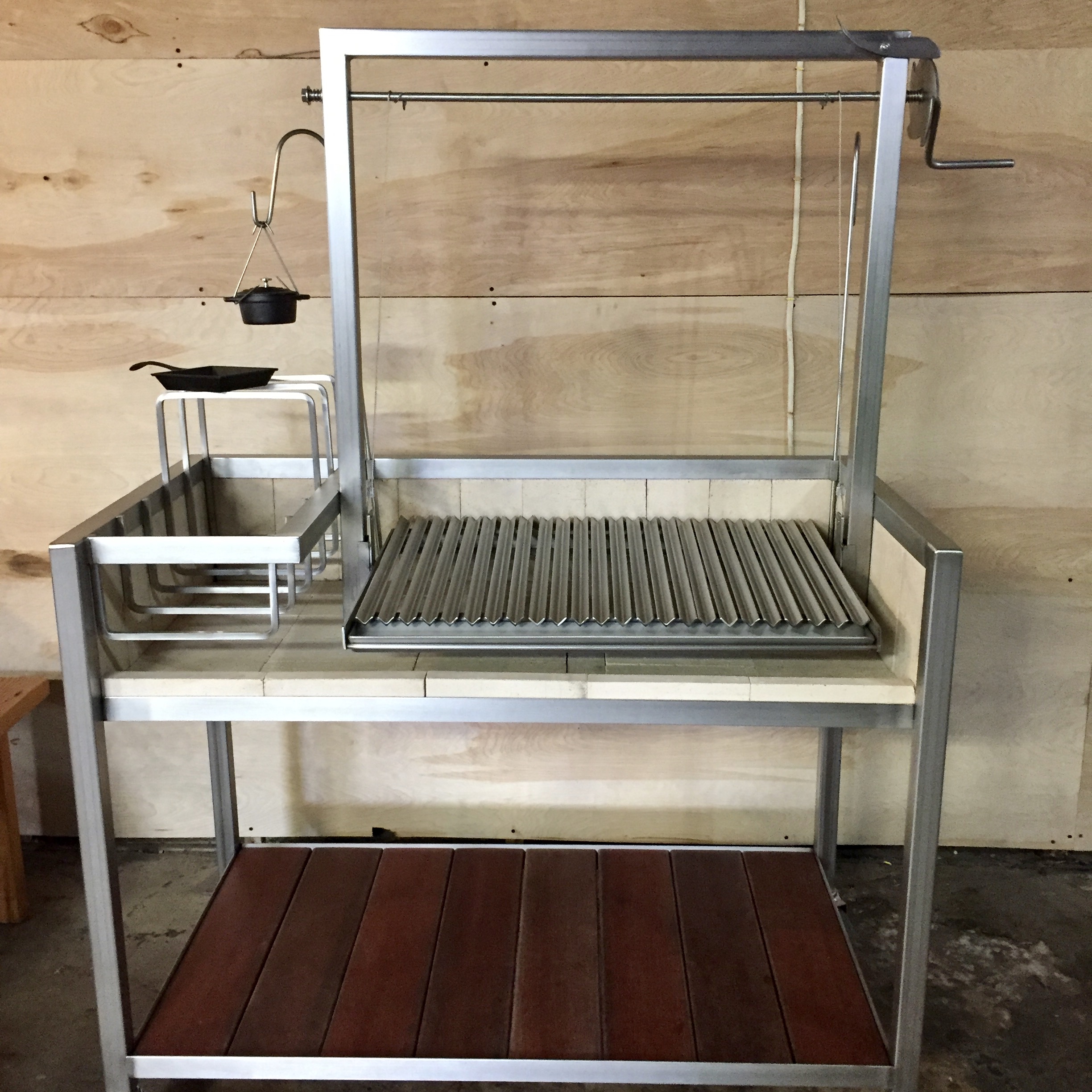 Handcrafted in the USA, Argentine style bbq grills for sale