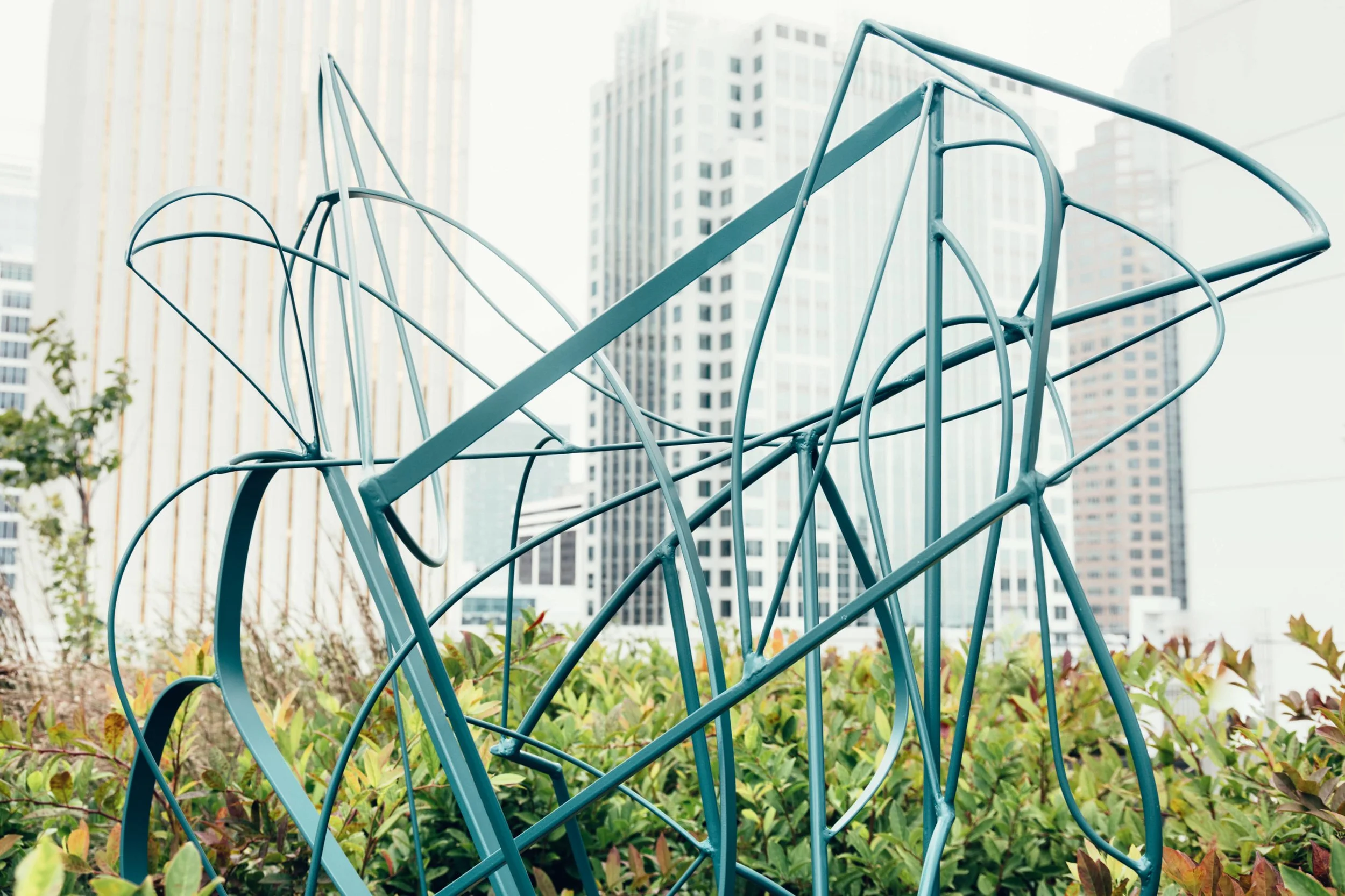 Scroll, welded steel, powder coated
4.25’ x 3’ x 5’
