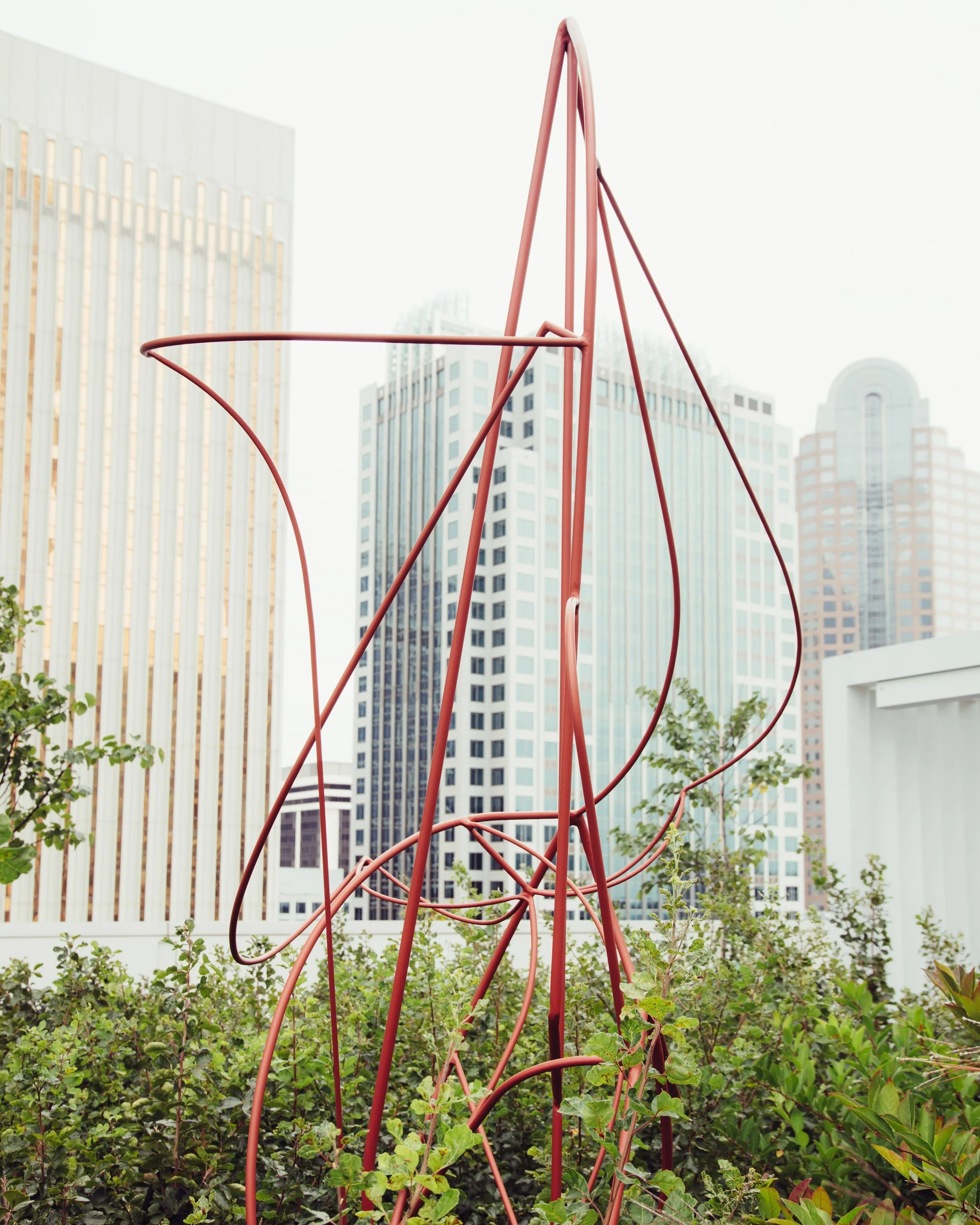 Rise, welded steel, powder coated
3.5’ x 3’ x 7’
