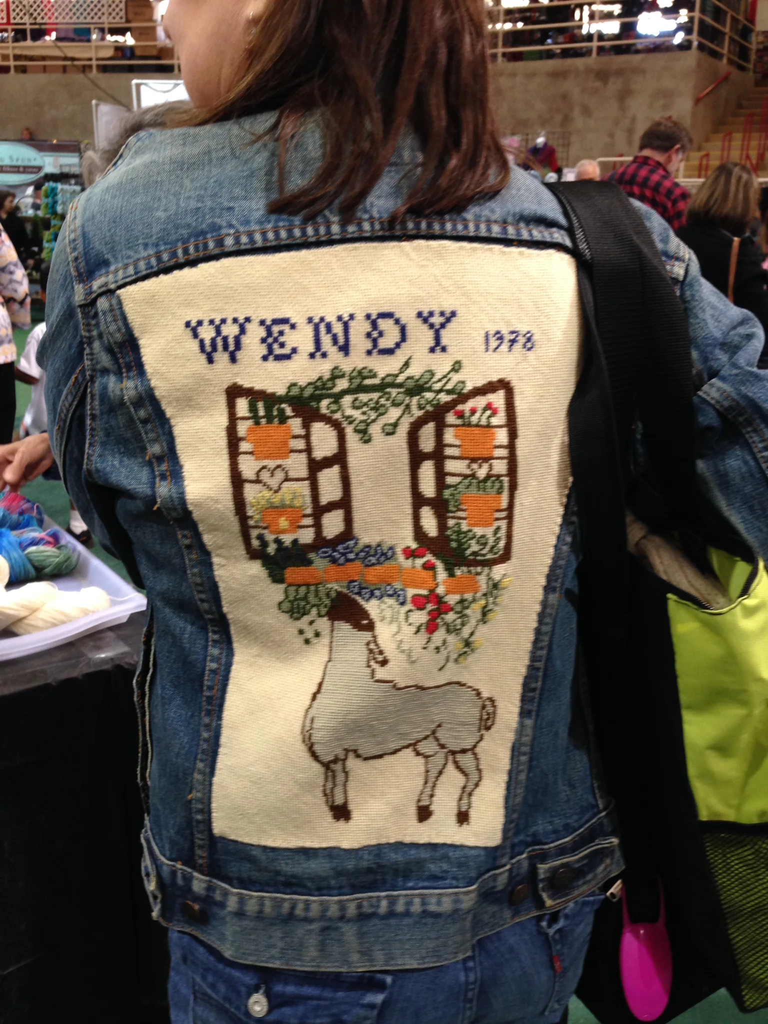 She wins Denim Jacket.