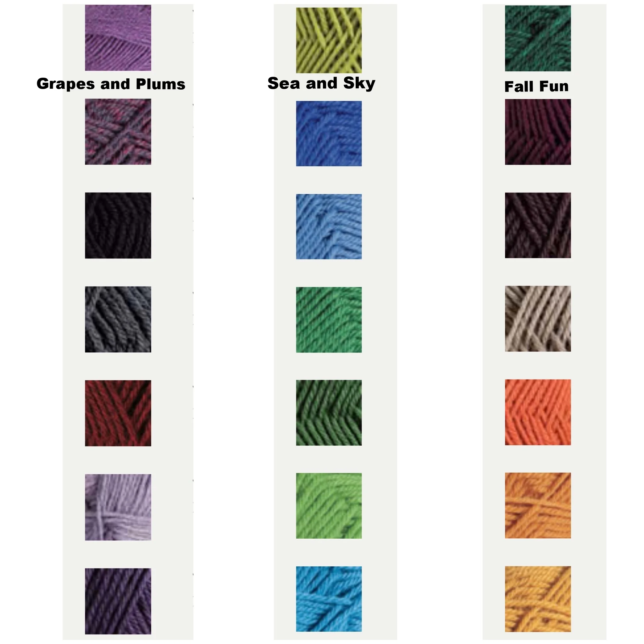 Your beautiful yarn options!