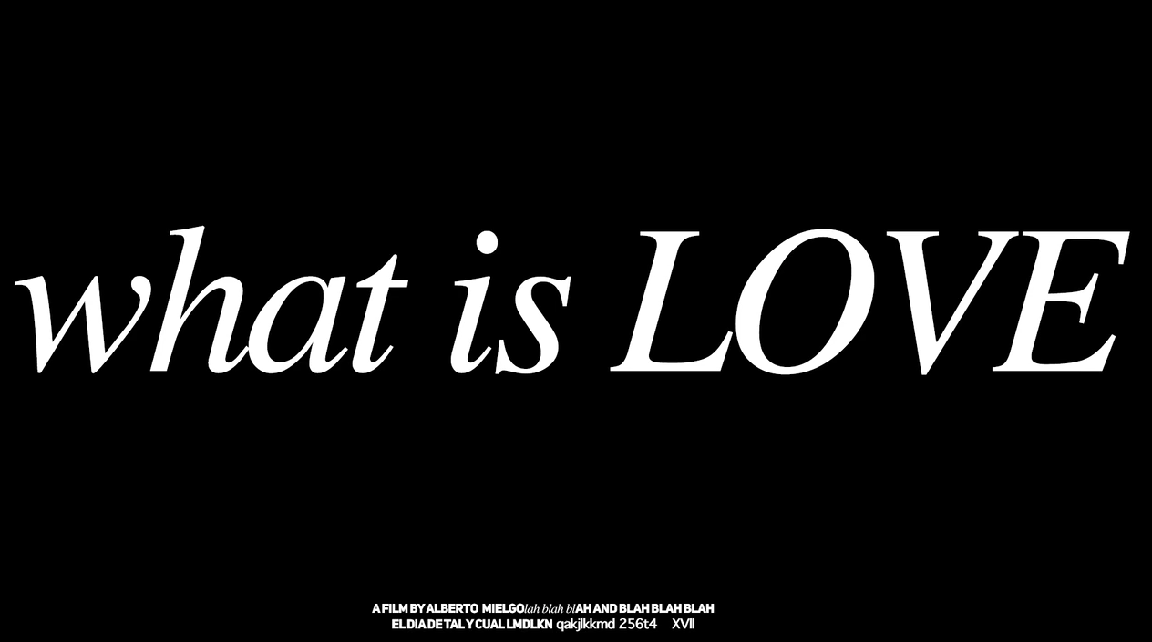 "what is LOVE" - (dir.) Alberto Mielgo. Sound Design & Audio Post-Production by Jack Goodman. (Animation, Short)