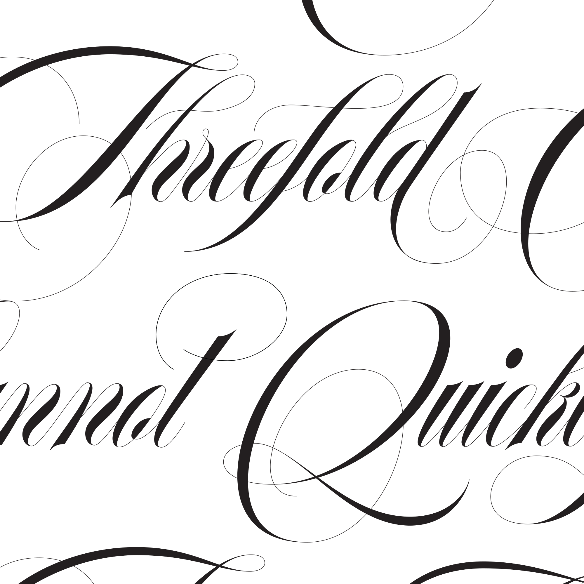 Threefold Lettering