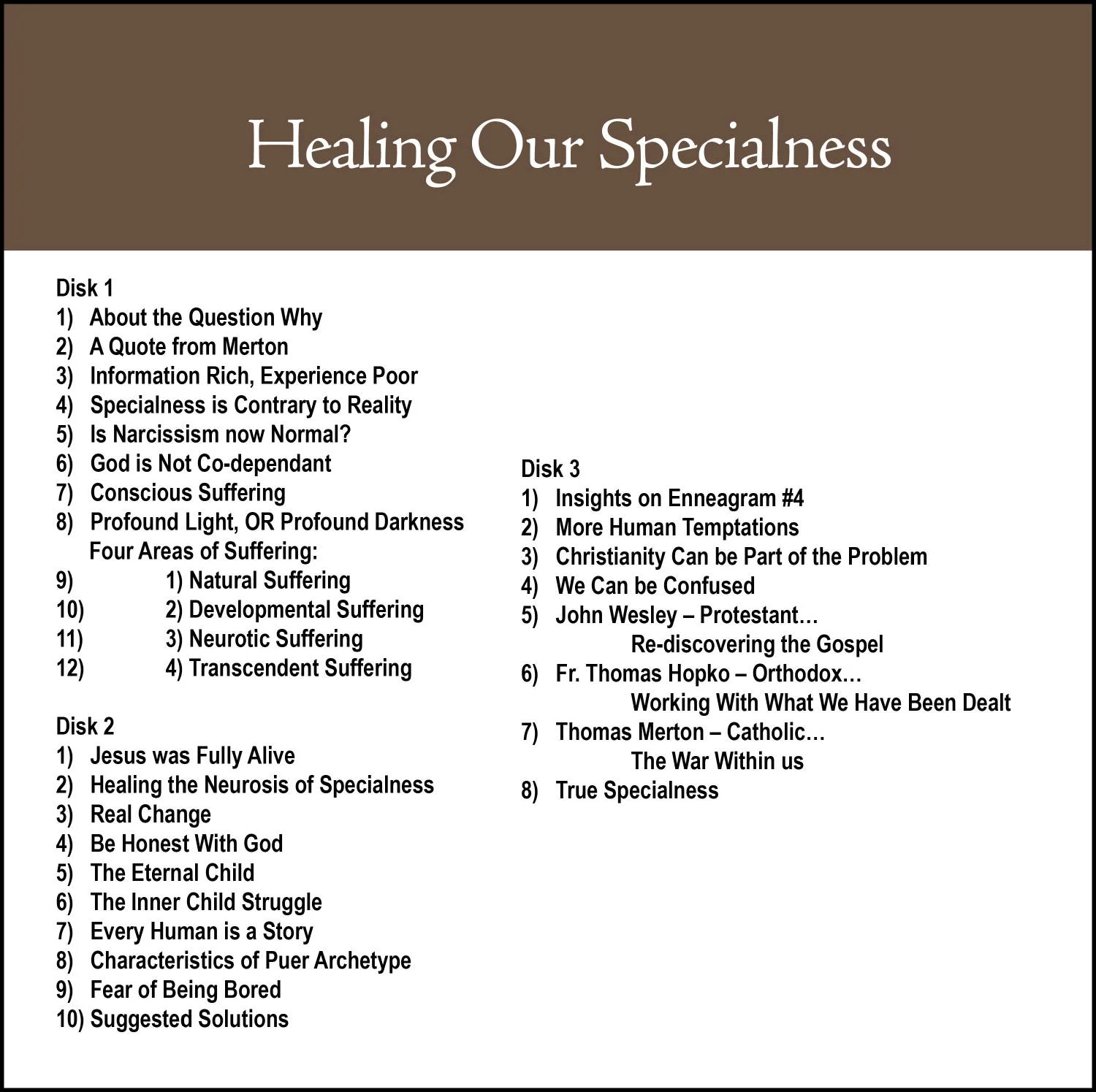 Mp3 Healing Our Specialness Wk 51 Yesnow Productions Mp3 Healing Our Specialness Wk 51 Yesnow Productions