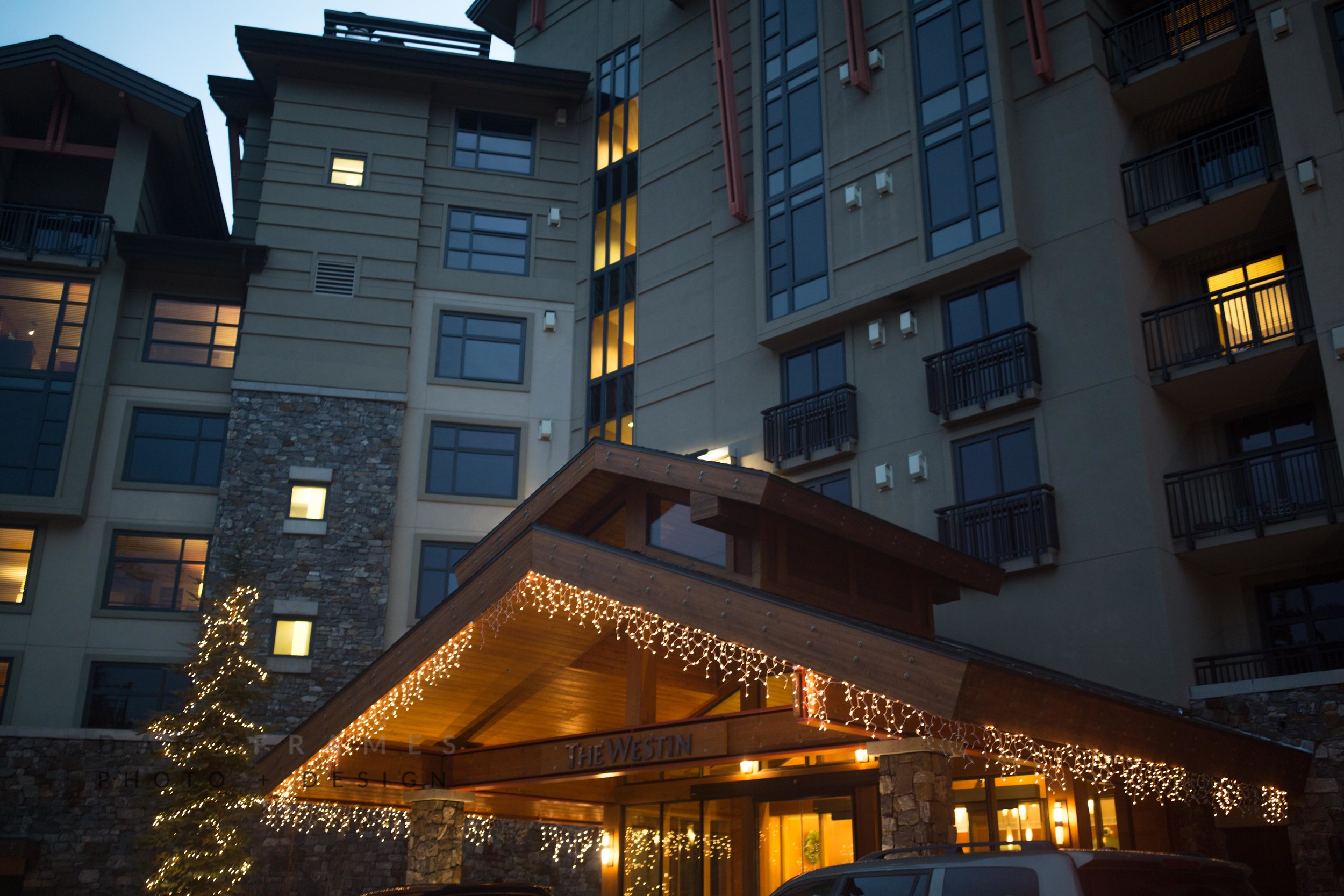 We arrived at the Westin Monache Mammoth Lakes resort!