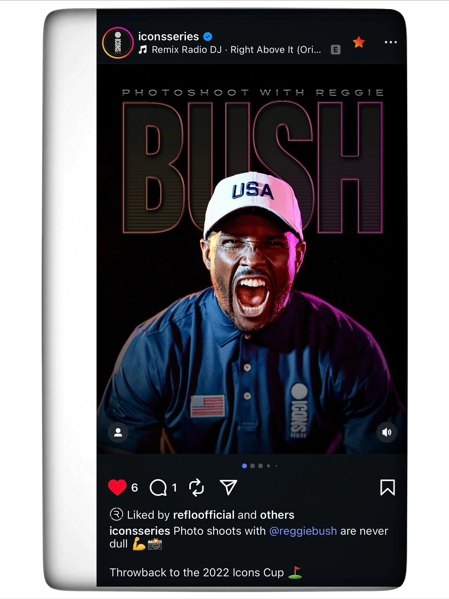 Working with Reggie was a 🎶D.A.D.