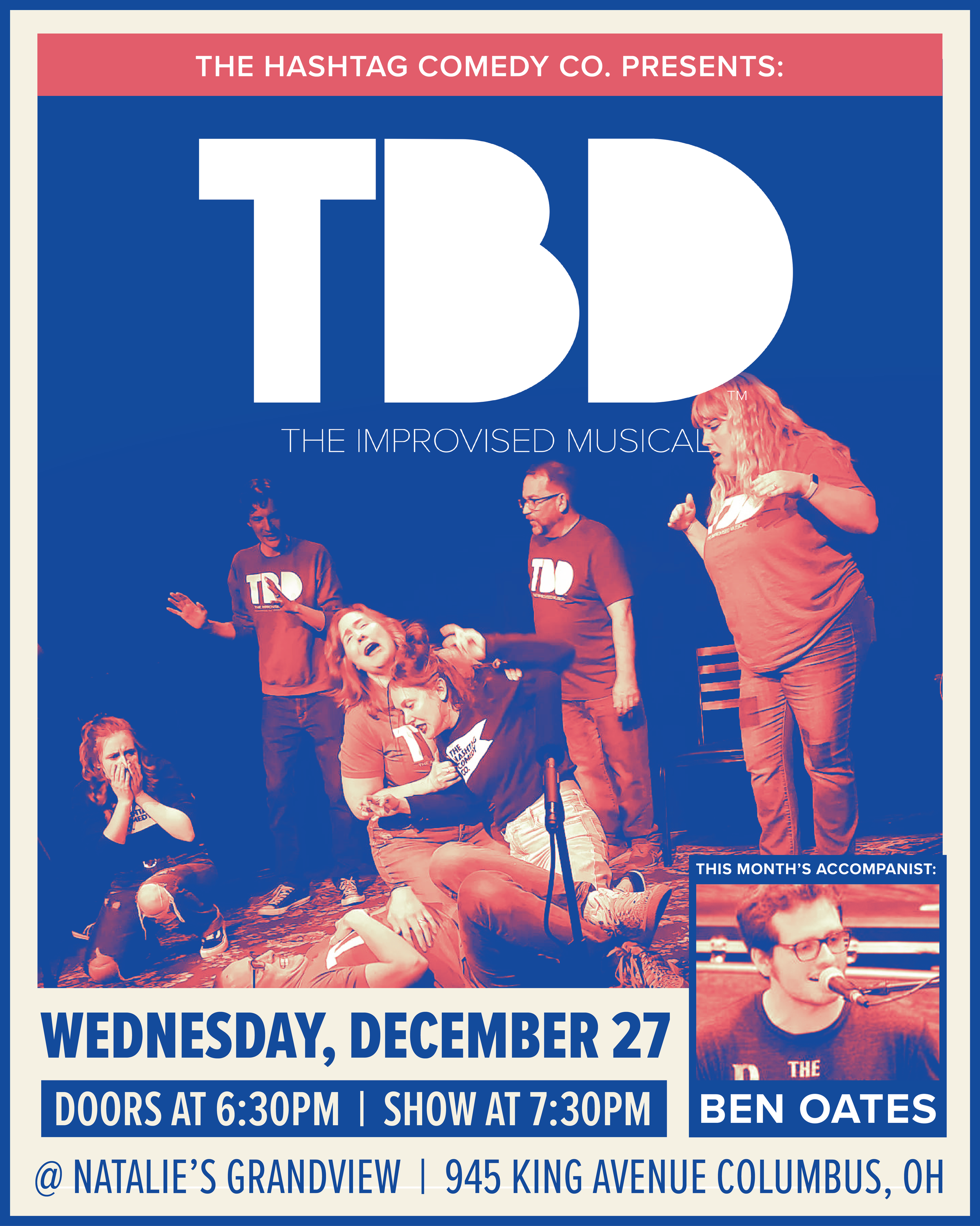 TBD: the Improvised Musical at Natalie's in Grandview