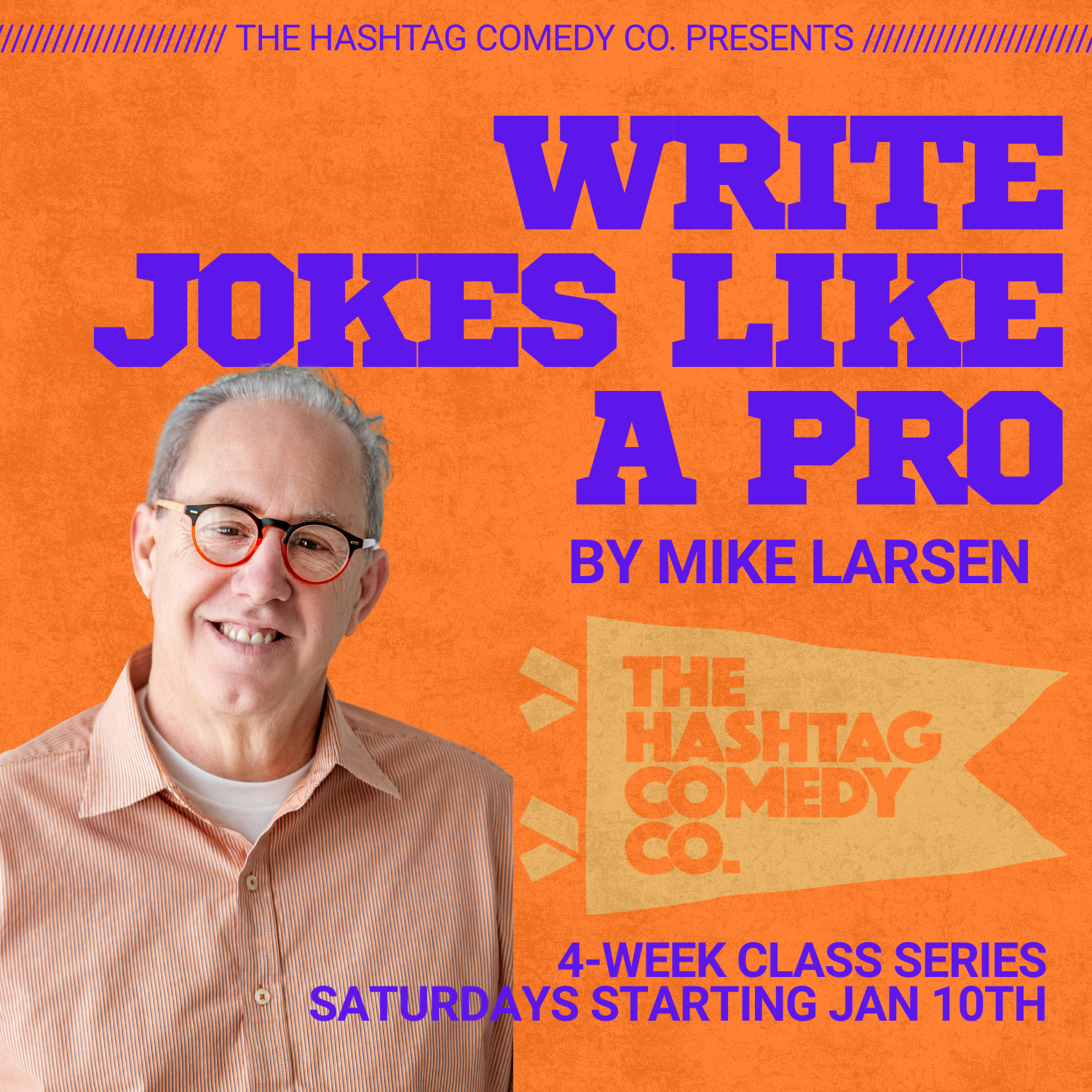 Write Jokes Like a Pro 4-Week Class Series