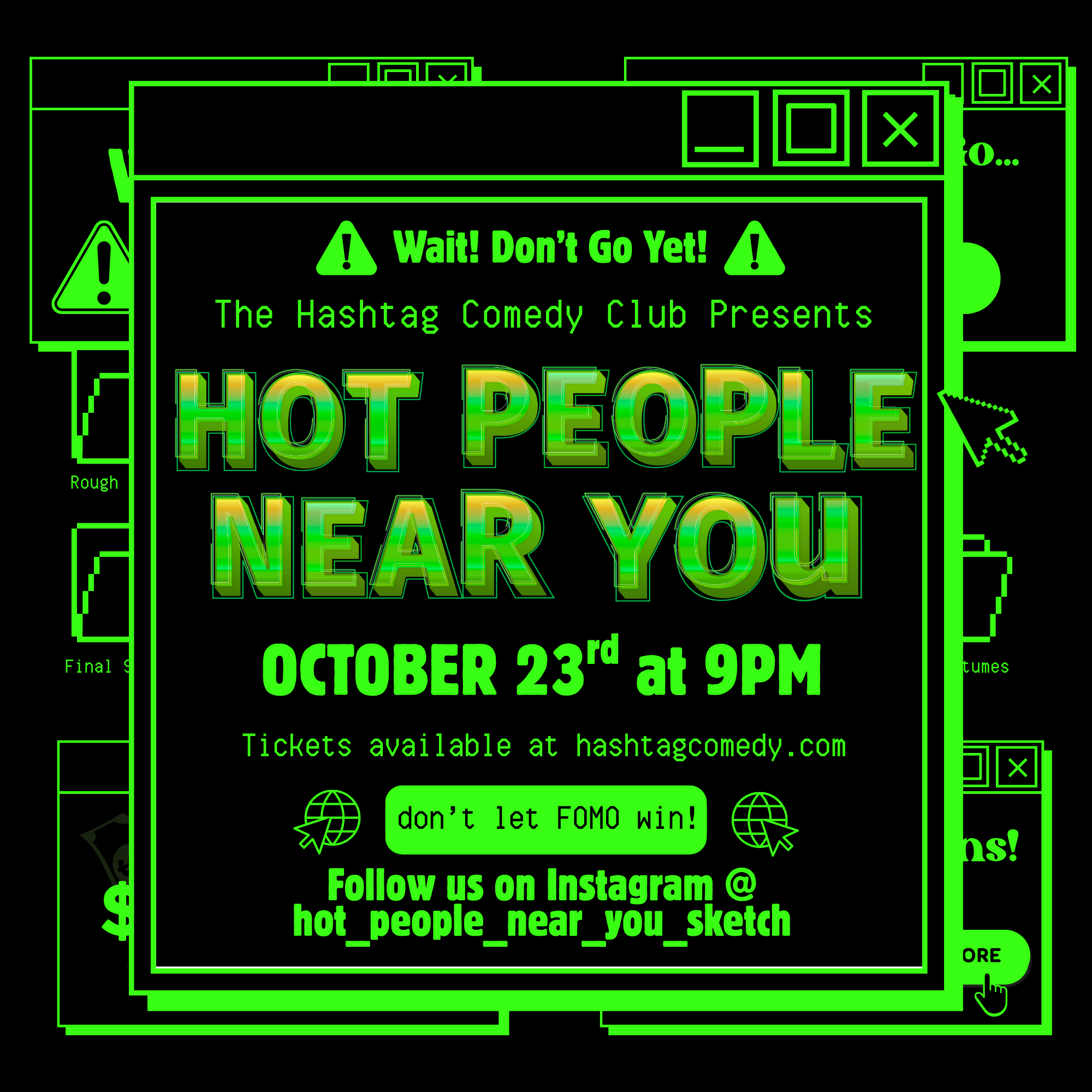 Hot People Near You! Live Sketch Comedy Show 