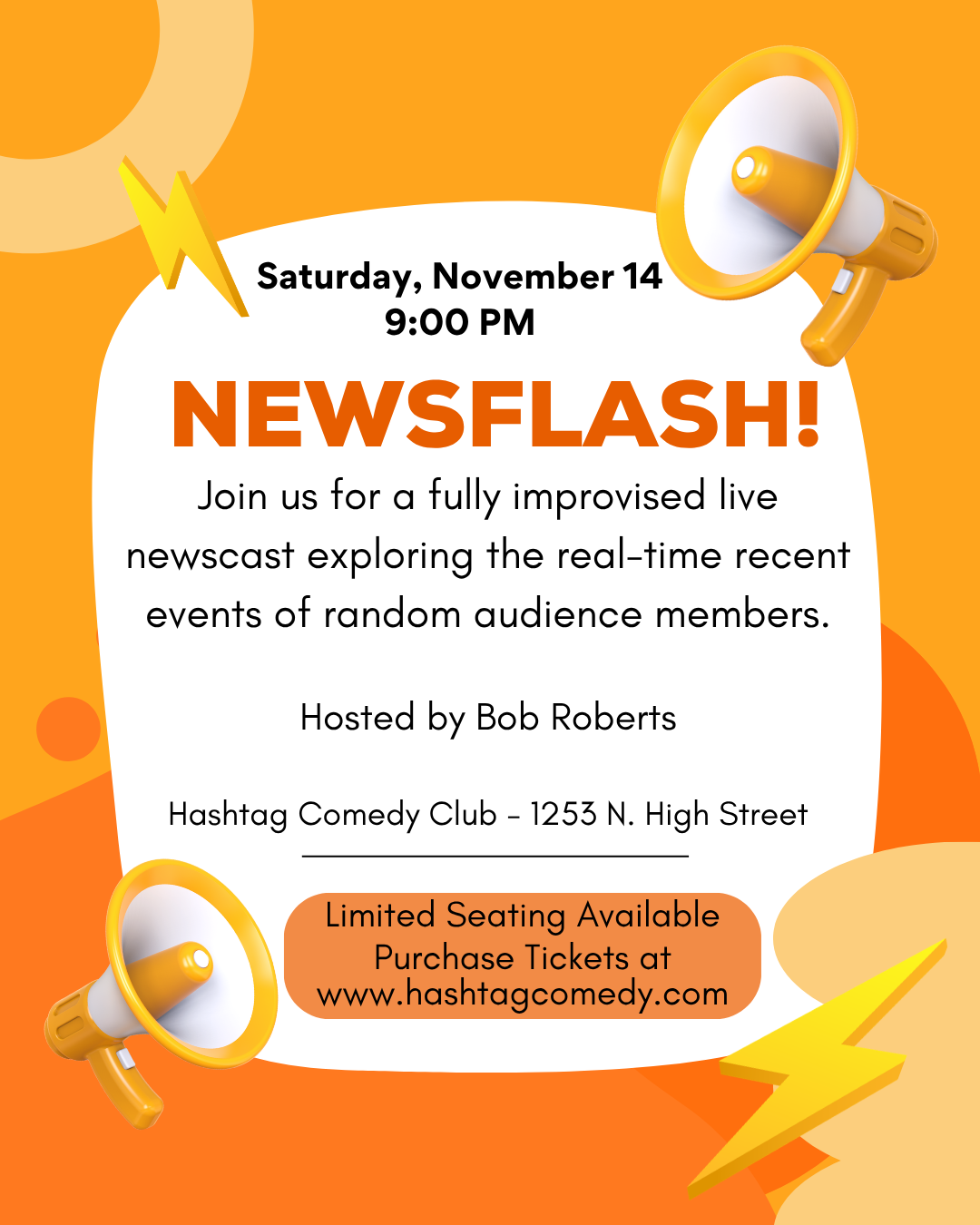 NEWSFLASH! hosted by Bob Roberts