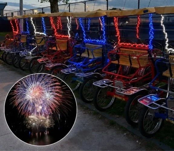 Wheel Fun Rentals Celebrates America's 250th with Patriotic LED Bike Ride