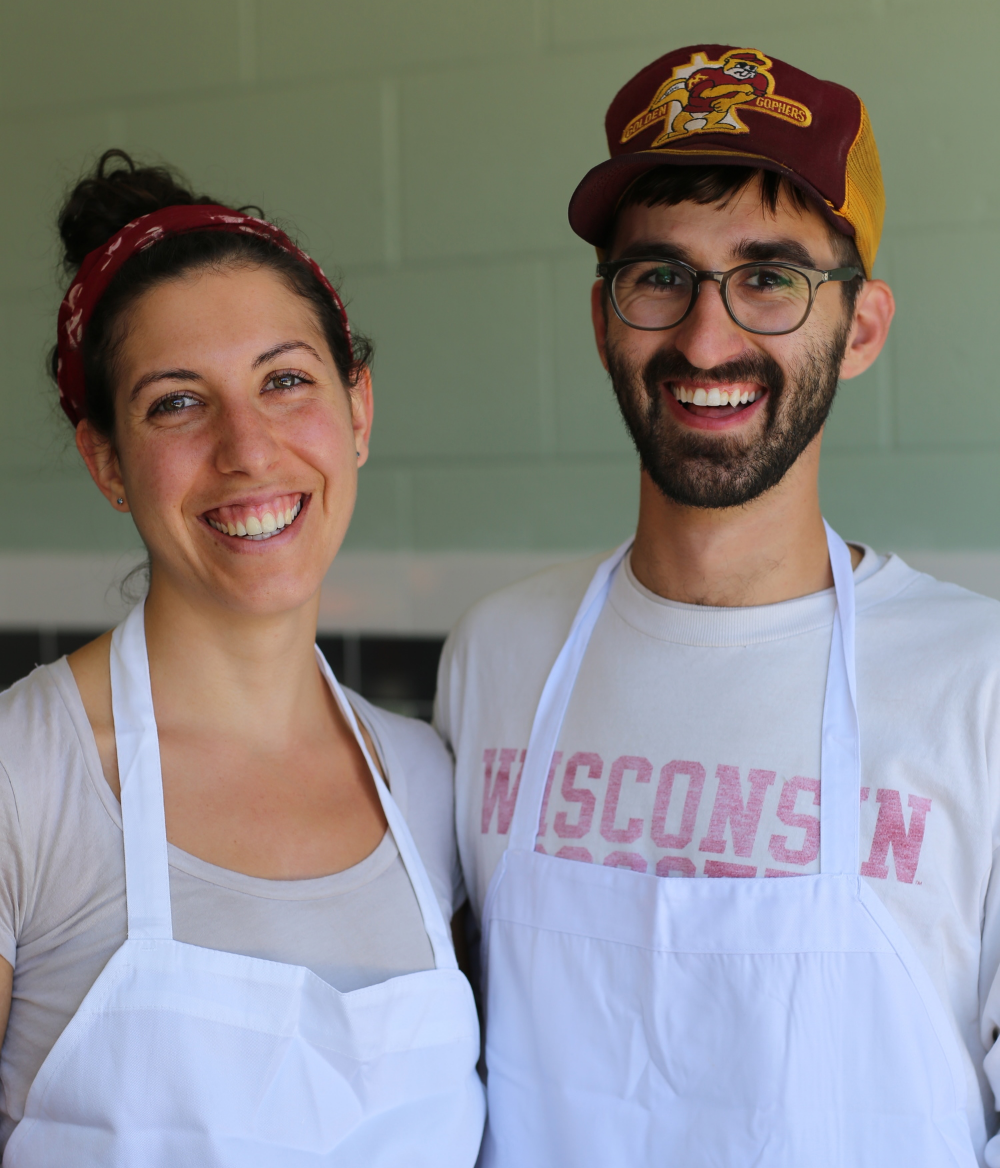 Iman and Joe at City Food Studio.