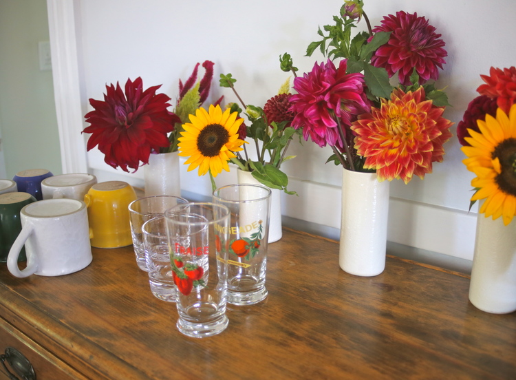 Farmers market flowers.