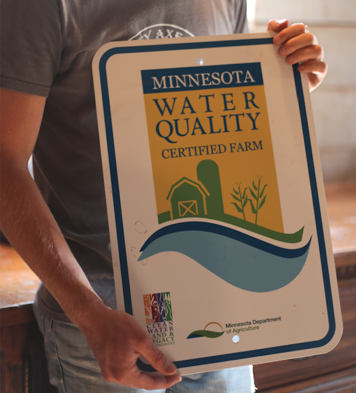 Mighty Ax recently became one of the first participants in the Minnesota Agricultural Water Quality Certification Program , a reflection of their commitment to good land stewardship of their farm for generations to come.