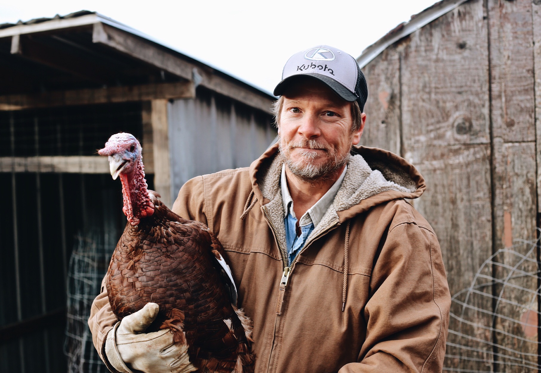 Steve Berg, owner and full time farmer at Little Bend Heritage farm. 