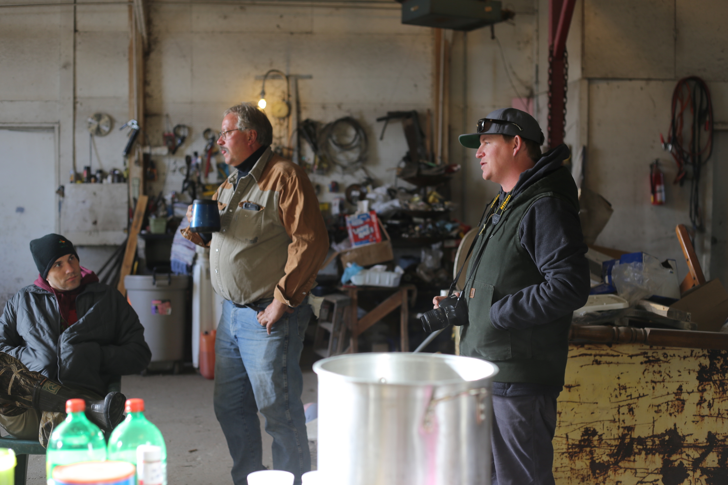 Shop talk, in the shop