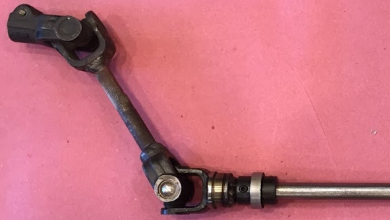 Intermediate shaft welded to both joints