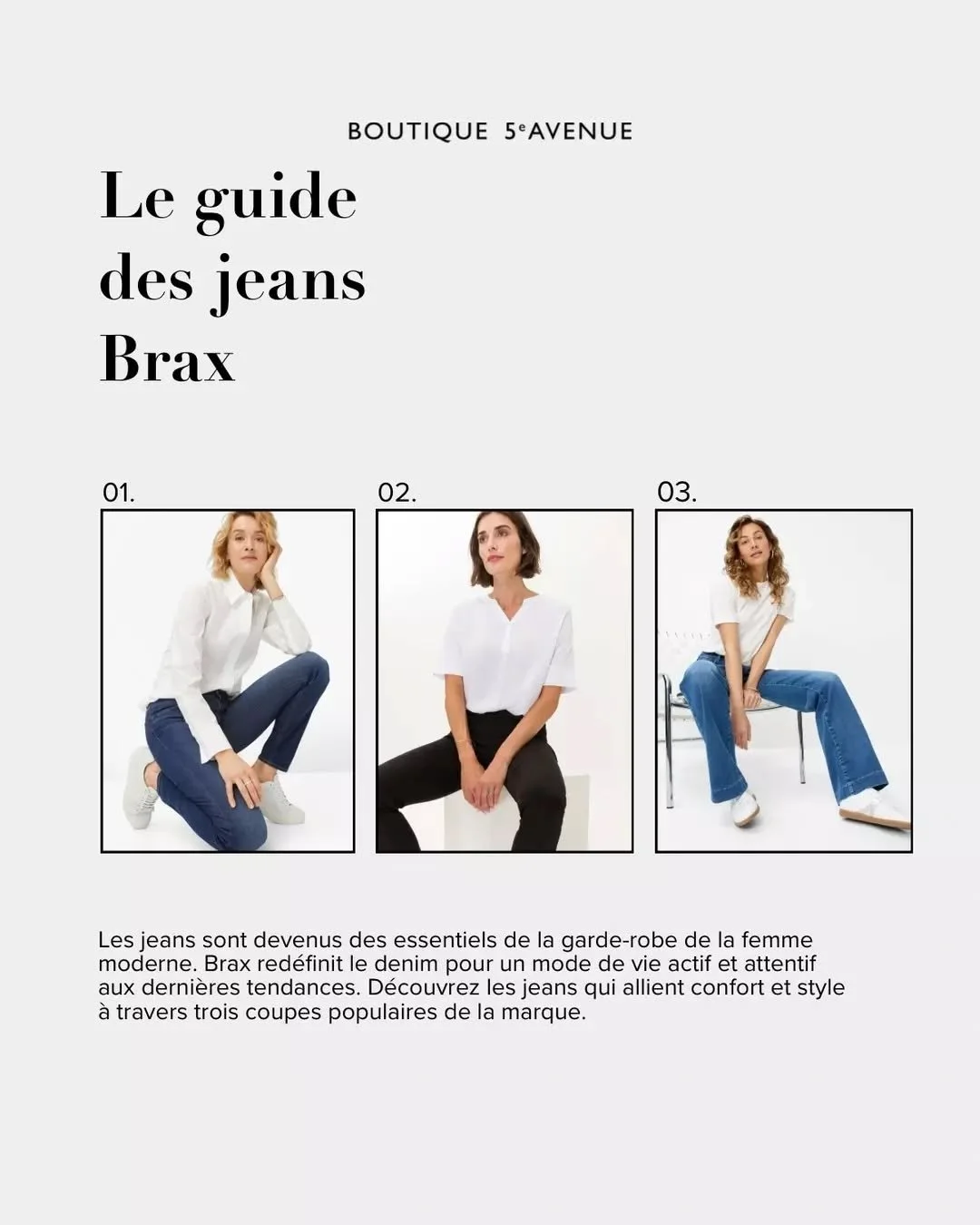 Besoin d&rsquo;un coup de pouce ? 👖

Trouvez la paire de jeans Brax qu&rsquo;il vous faut gr&acirc;ce &agrave; notre guide. Des mod&egrave;les toujours en inventaire, peu importe la saison. 

Pr&ecirc;tes &agrave; trouver vos essentiels ? 💙

#jador