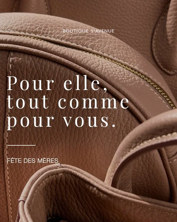 Pour elle, tout comme pour vous 🩷

&Agrave; celle qui vous aimera toujours, offrez des pi&egrave;ces qu'elle portera avec style. Et pourquoi ne pas en profiter vous aussi &mdash; pour tout ce que vous faites, jour apr&egrave;s jour. 

&Agrave; toute