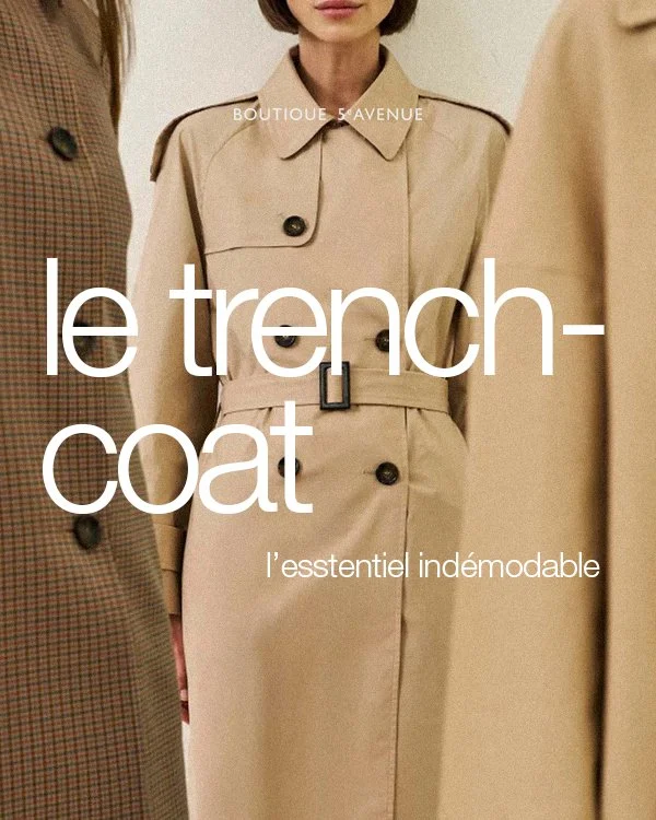 &Agrave; l'abri des intemp&eacute;ries ! 🌩

L'entre-saison se fait sentir, mais vous n'avez pas &agrave; la subir. Entre structure et mouvement, le trench-coat est un essentiel du vestiaire f&eacute;minin qui traverse les saisons avec &eacute;l&eacu