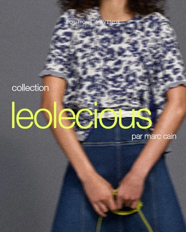 Leolecious ! 🐆

Marc Cain repense l'imprim&eacute; l&eacute;opard cette fois-ci avec une attitude vibrante et une &eacute;nergie affirm&eacute;e. Anim&eacute; par la rencontre du chartreuse et du bleu marine, chaque style incarne renouveau avec l'im