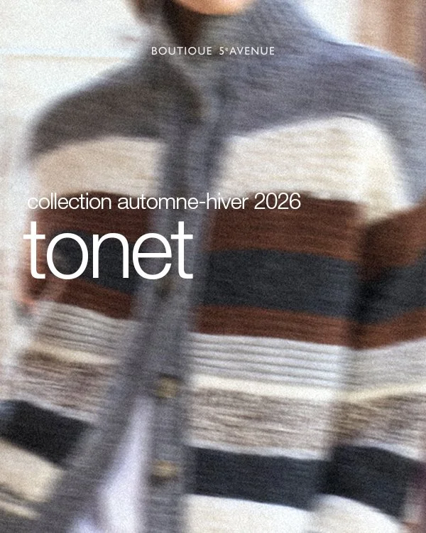 Le savoir-faire italien ! 🇮🇹

Cette saison, Tonet revisite l'art du tissage &agrave; travers des textures riches et raffin&eacute;es.  La collection est parsem&eacute;e de fibres de lurex, cr&eacute;ant un jeu subtil entre tradition et modernit&eac