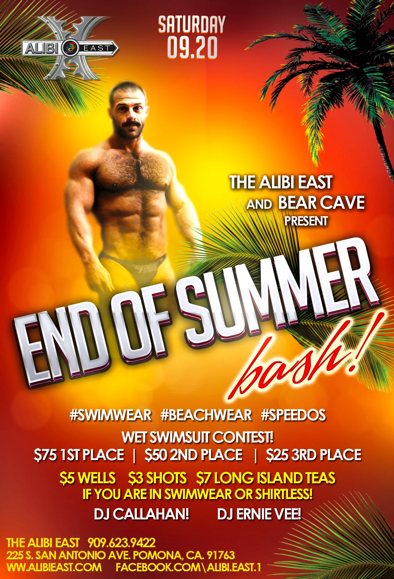 It's gonna be a great night tonight! Come join the fun! Wear your sexy swim or beach wear to enter the contest! Cheers!