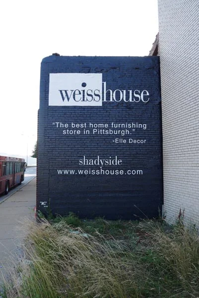 Weisshouse Wall sign