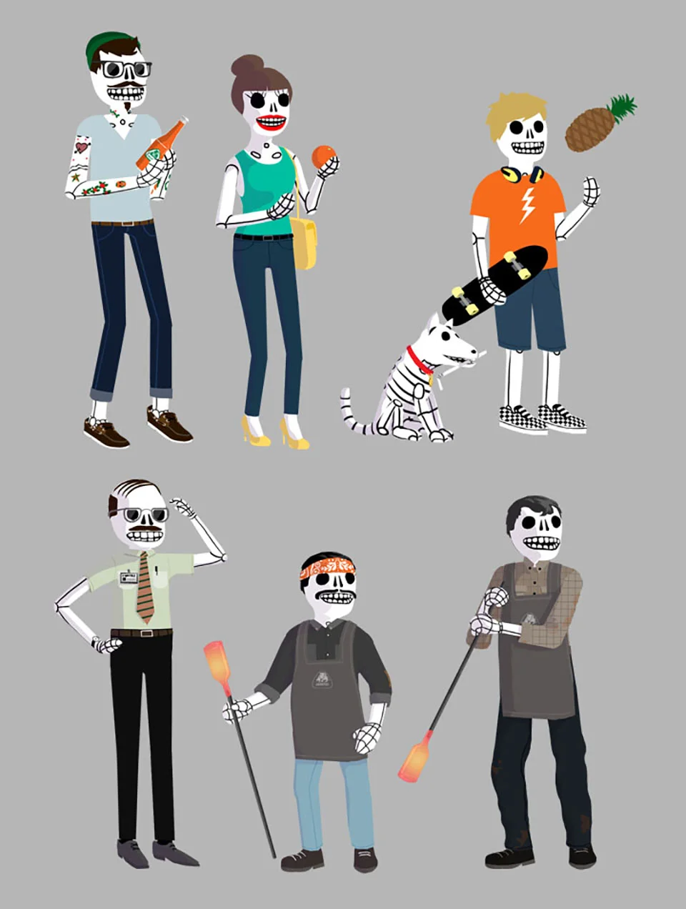 Jarritos Character Designs
