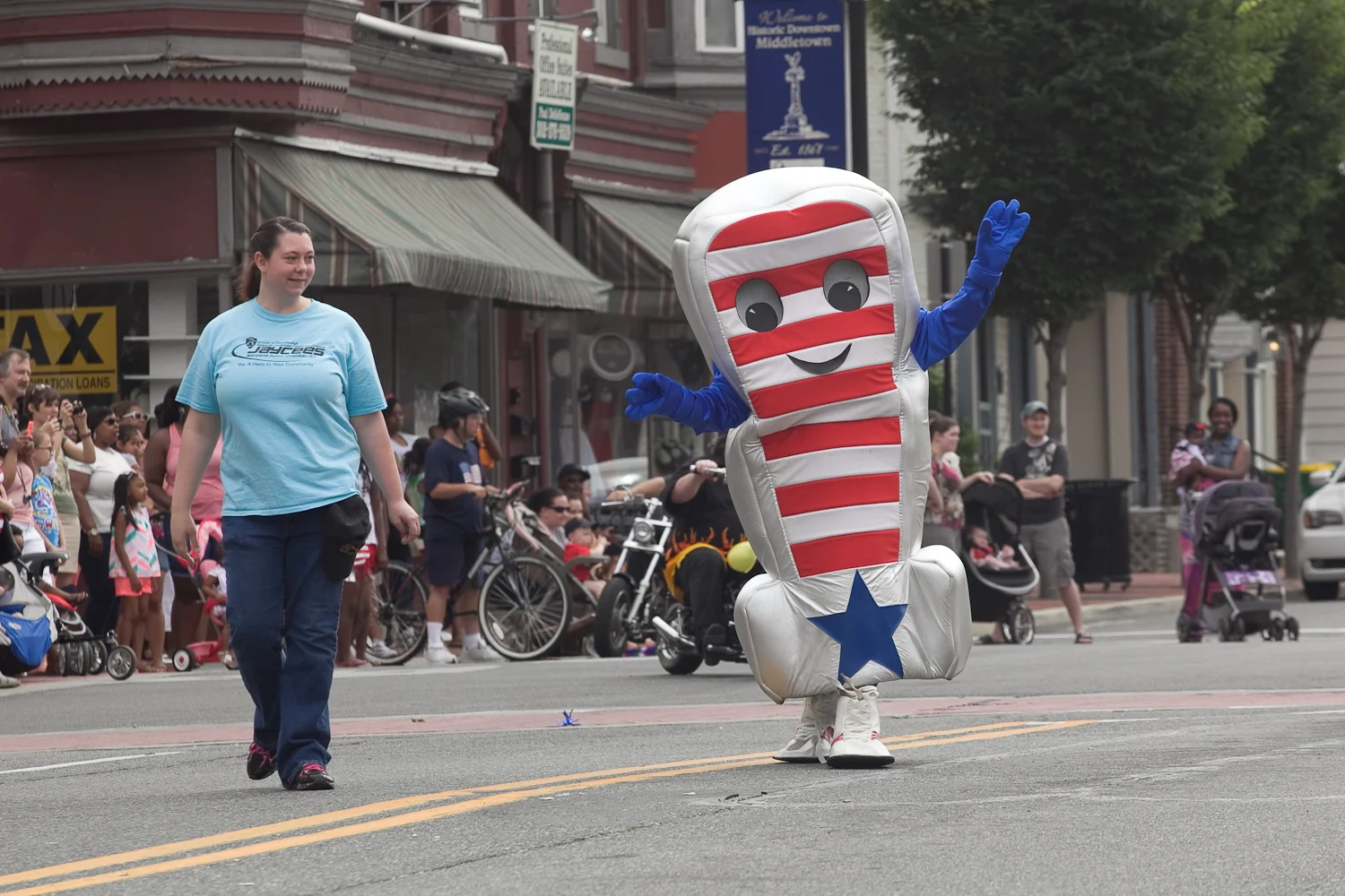 Middletown July 4th parade in Middletown, Delaware on July 4, 2015