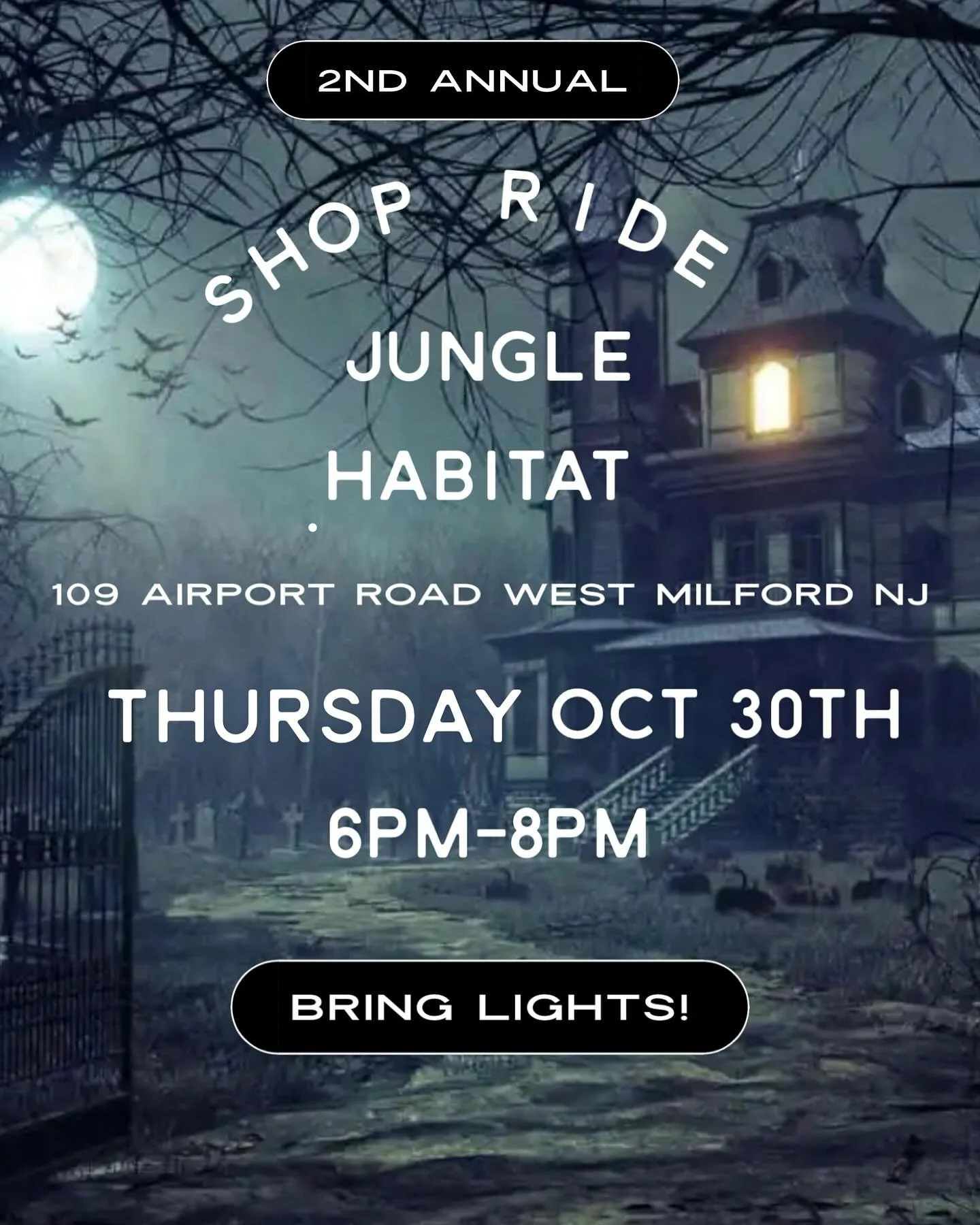 Come out and ride! Pedal Montclair MTB Shop Ride on Mischief Night!