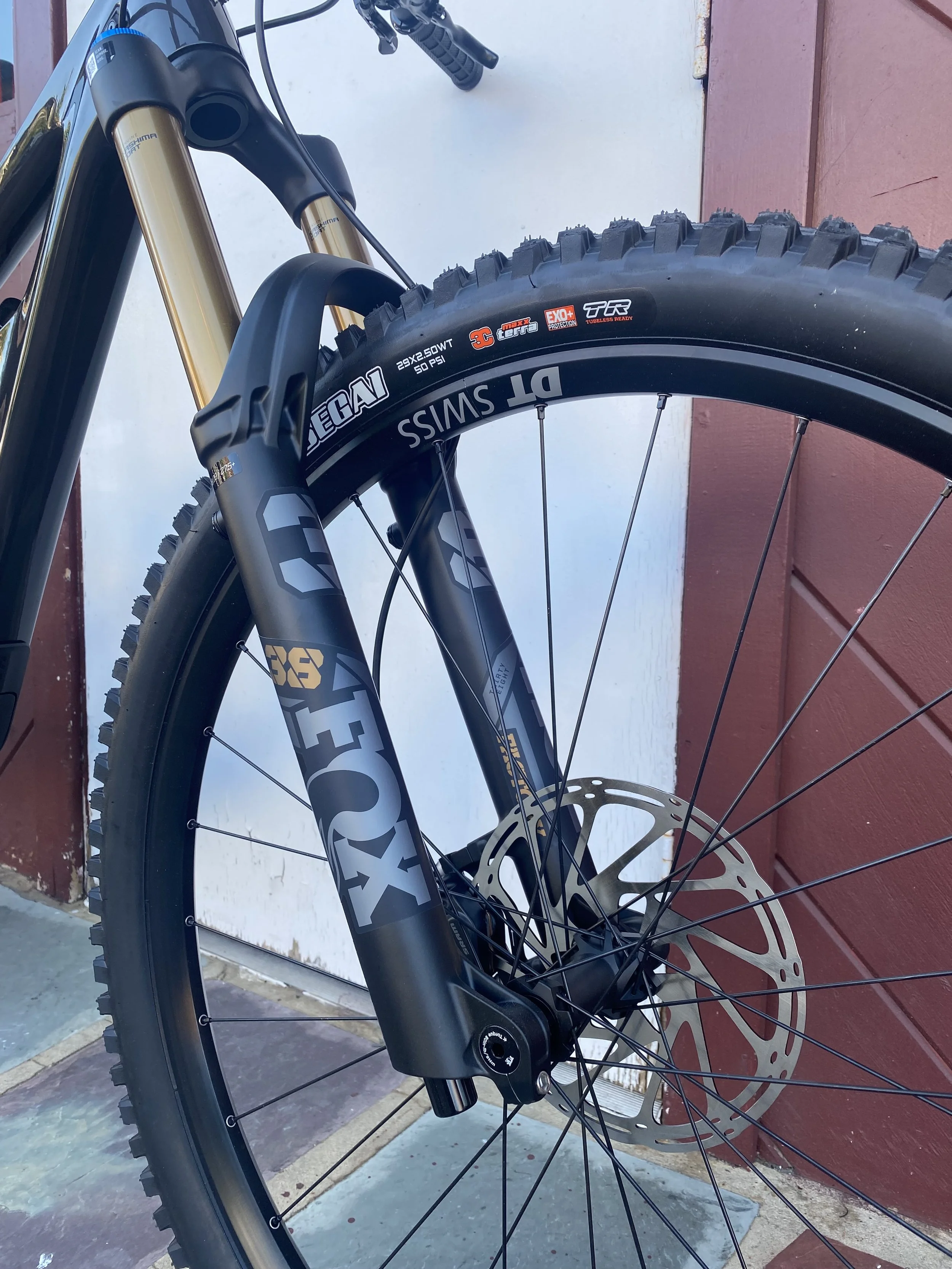 Mtb Bike part fork fox front wheel