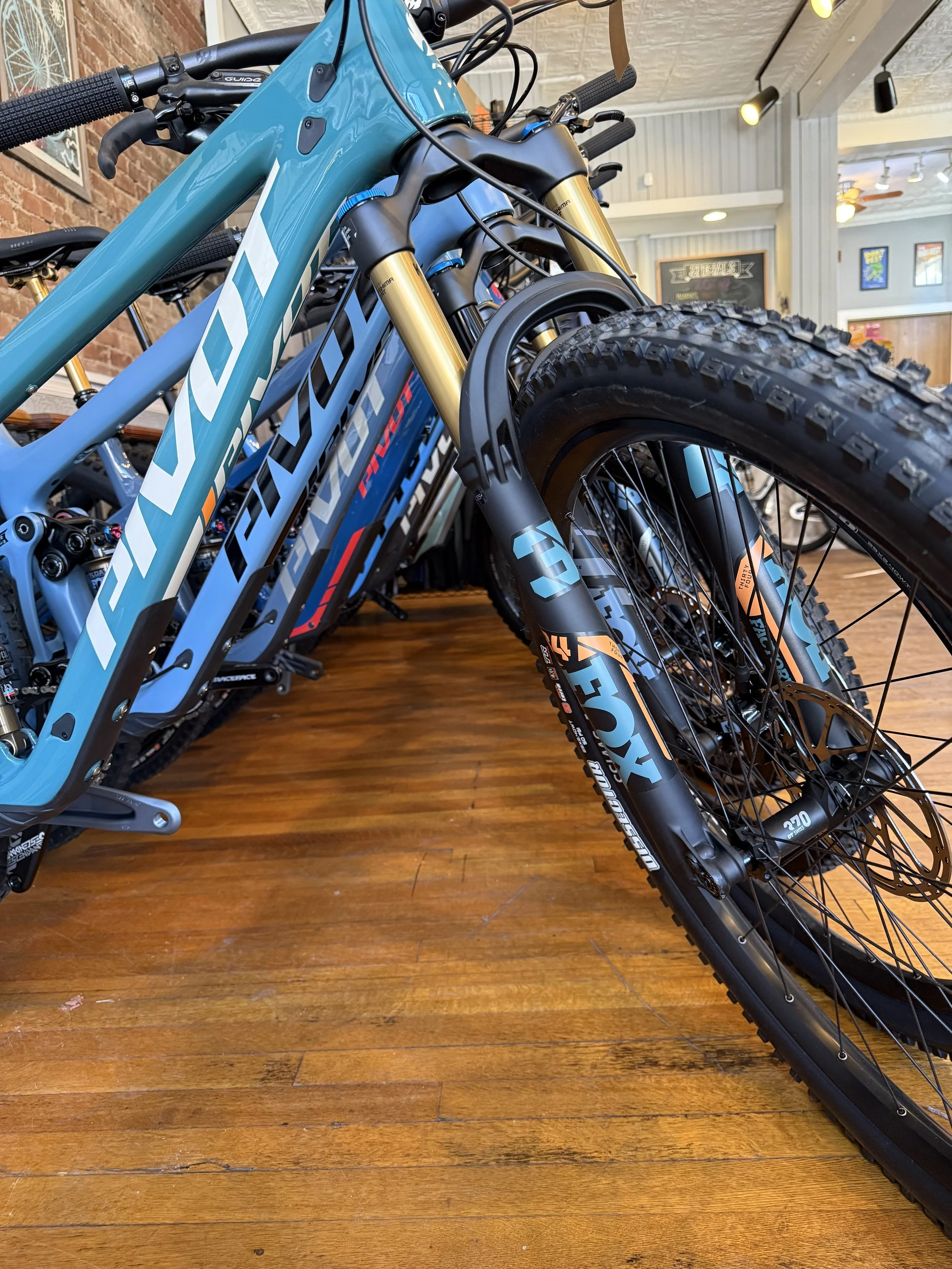 Pivot Cycles bikes at Pedal Montclair