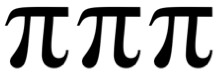 This is three pi.