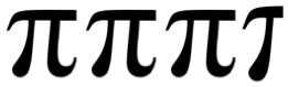 This is three and a half pi.