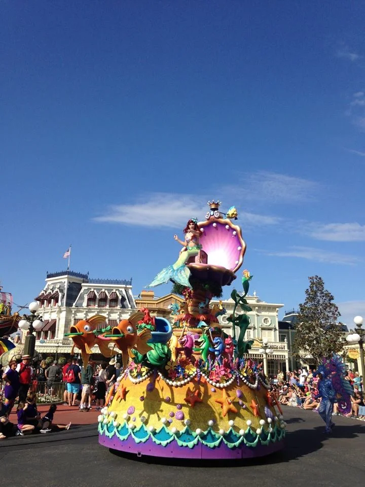 It's not Disney without a parade. Fellow mermaid here.