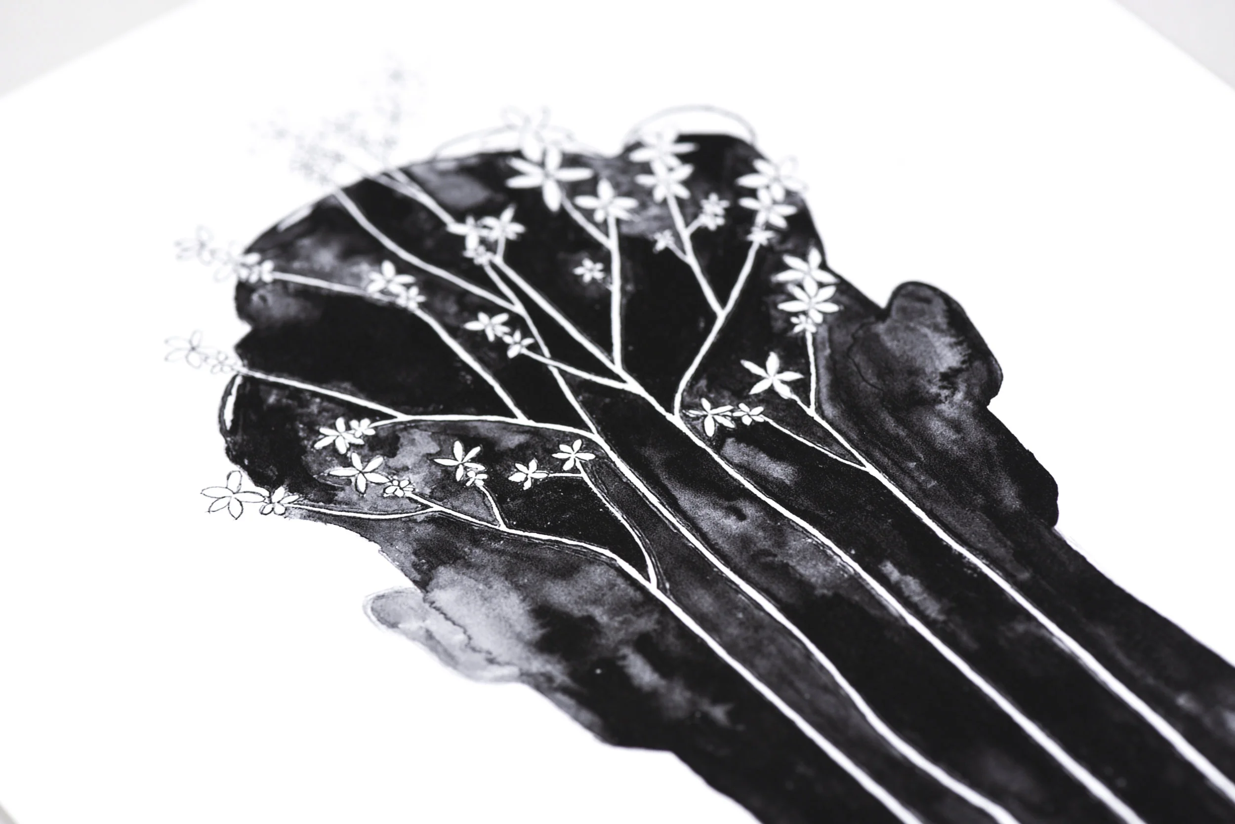 Hannah Isabel Lewis Painted Profile Botanical Detail
