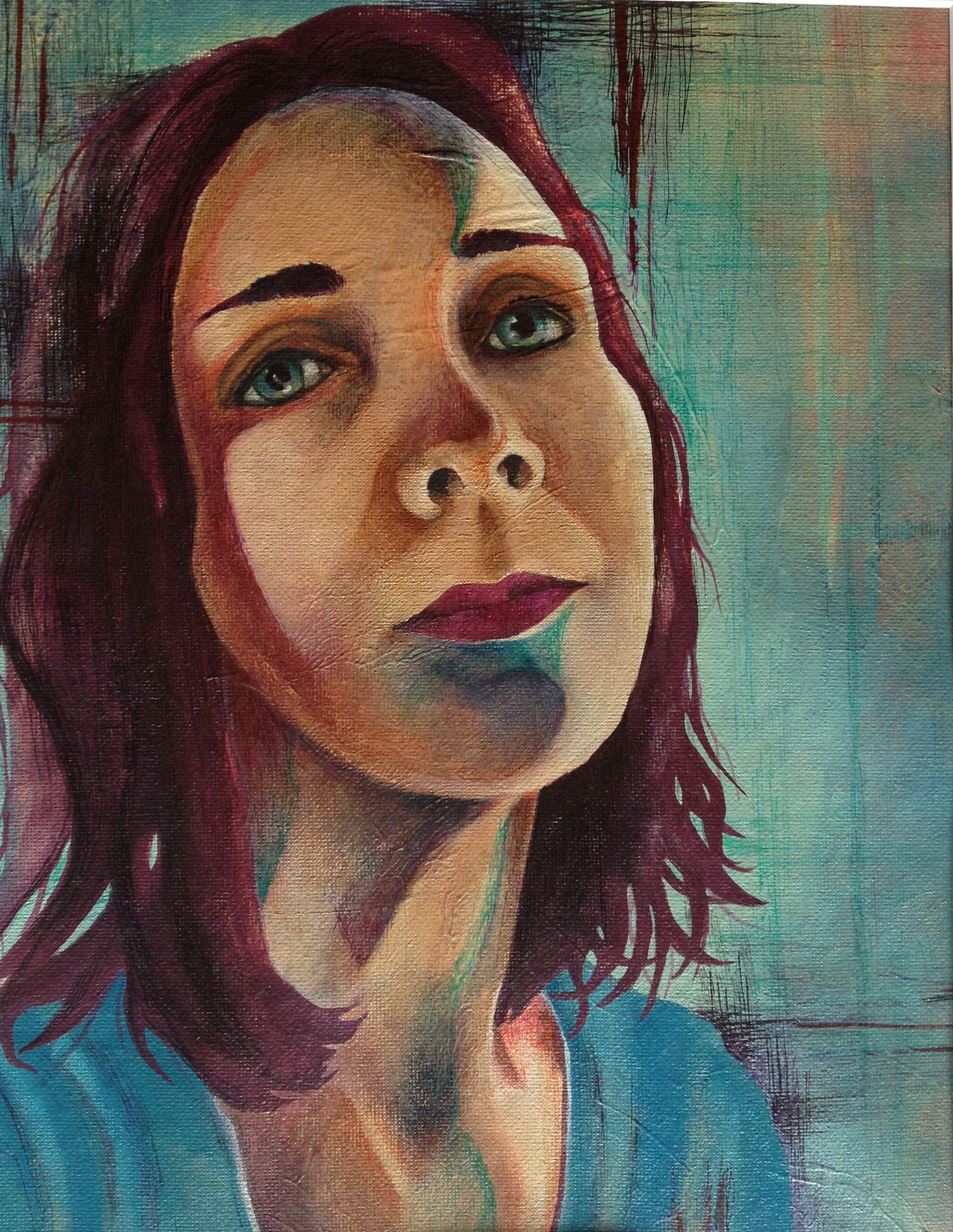Layered Beauty #9 14x11 Mixed Media $425