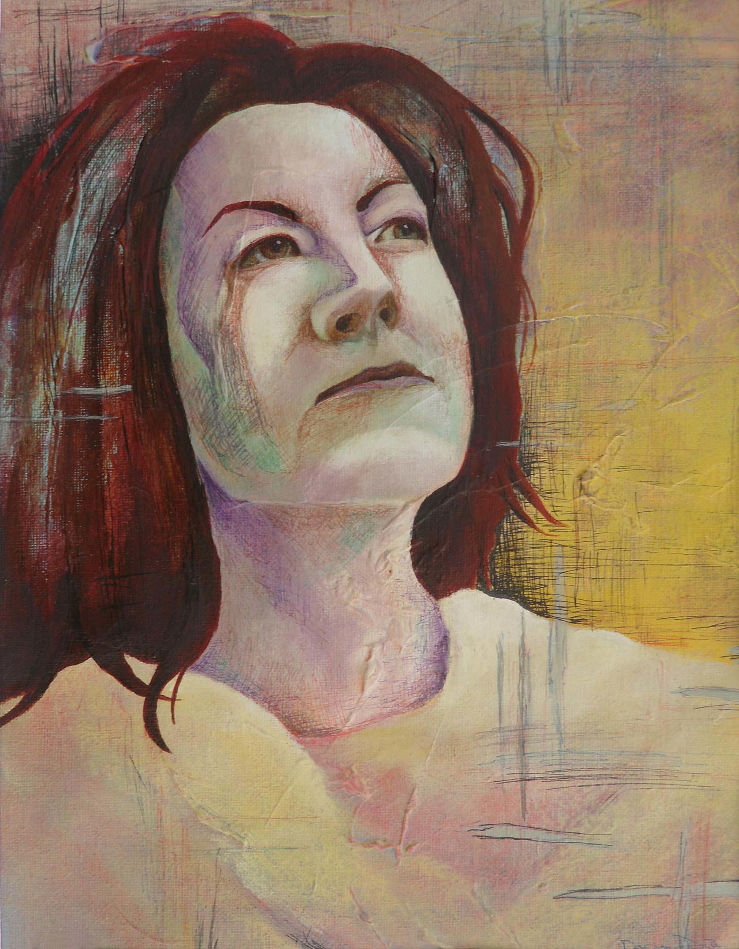 Layered Beauty #5 14x11 Mixed Media $425