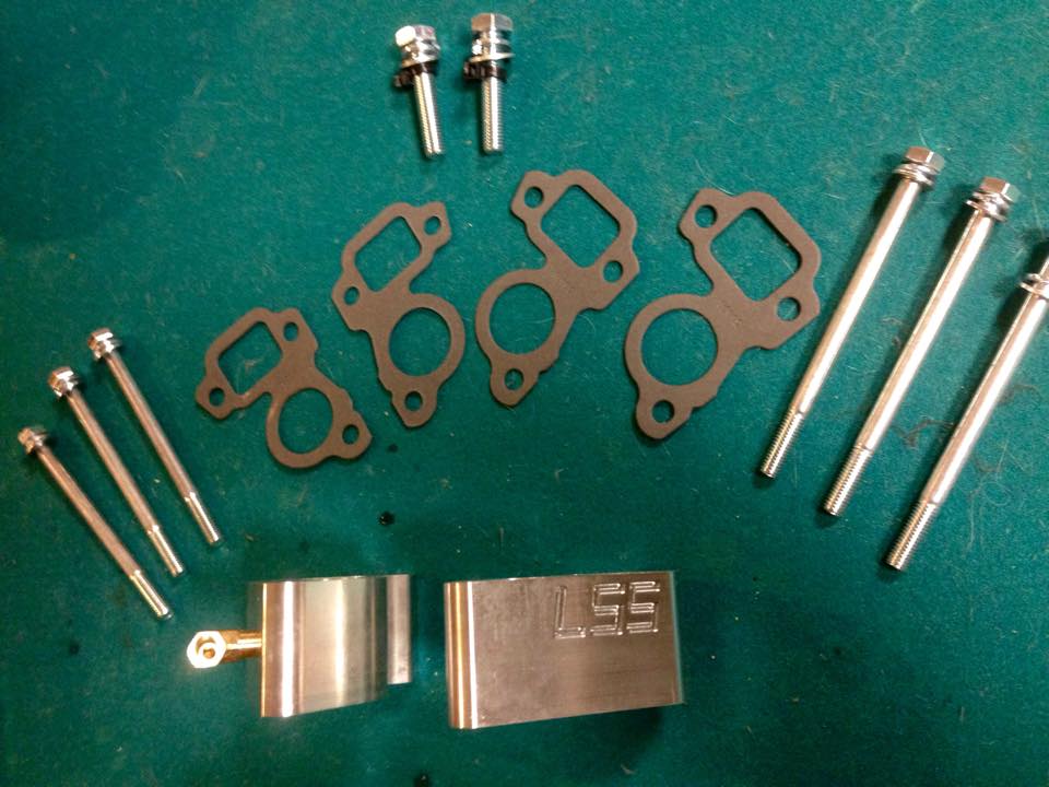 Werlucky 3/4" Thick LS Water Pump Spacer Adapter Kit For Chevy LS1/LSX/LQ4 Swaps